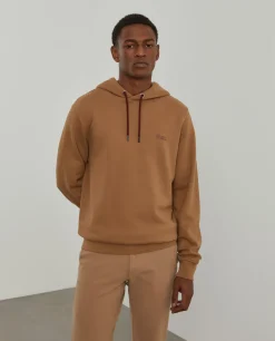 Sweater com capuz em malha piqué|LION OF PORCHES Discount
