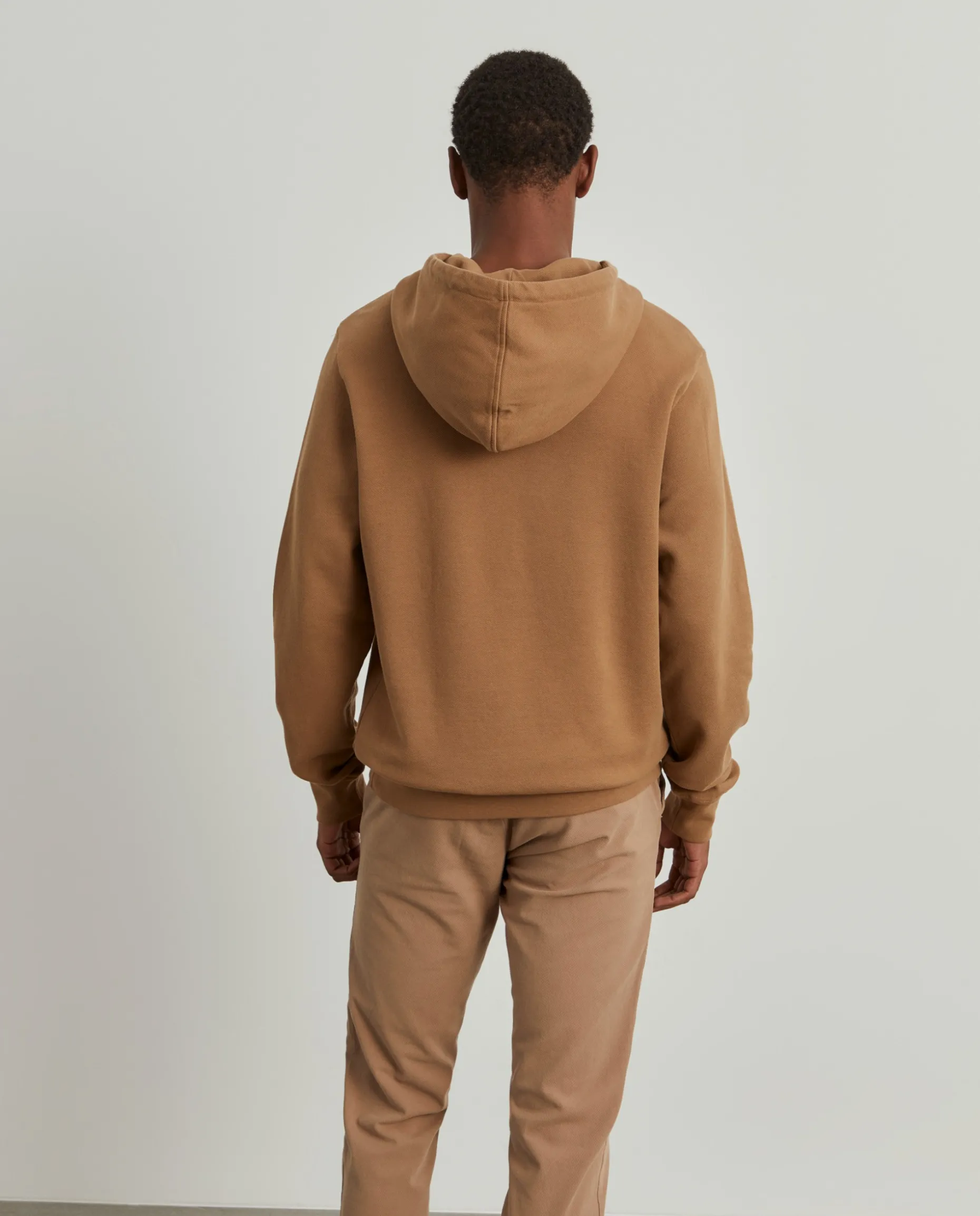 Sweater com capuz em malha piqué|LION OF PORCHES Discount