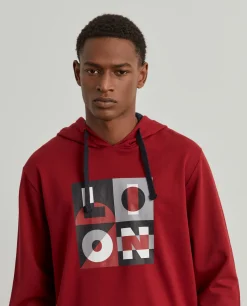 Sweater com estampado e capuz|LION OF PORCHES Cheap