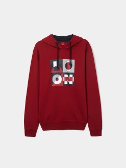 Sweater com estampado e capuz|LION OF PORCHES Cheap