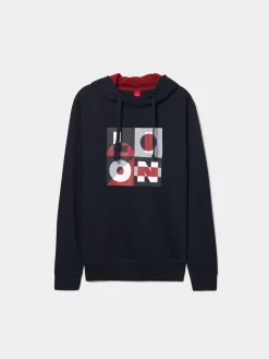 Sweater com estampado e capuz|LION OF PORCHES Discount