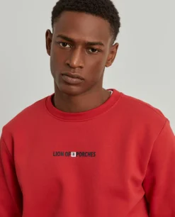 Sweater com estampado e interior polar|LION OF PORCHES Discount