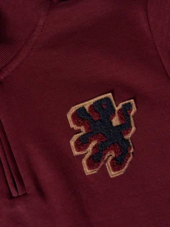 Sweater com fecho e riscas em contraste|LION OF PORCHES Hot