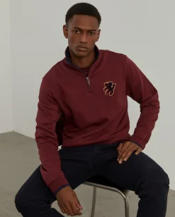 Sweater com fecho em algodão|LION OF PORCHES Cheap