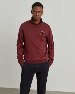 Sweater com fecho em algodão|LION OF PORCHES Cheap