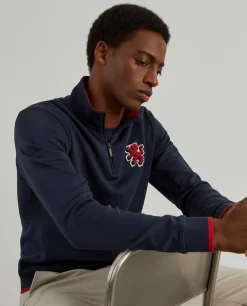 Sweater com fecho em algodão|LION OF PORCHES Fashion