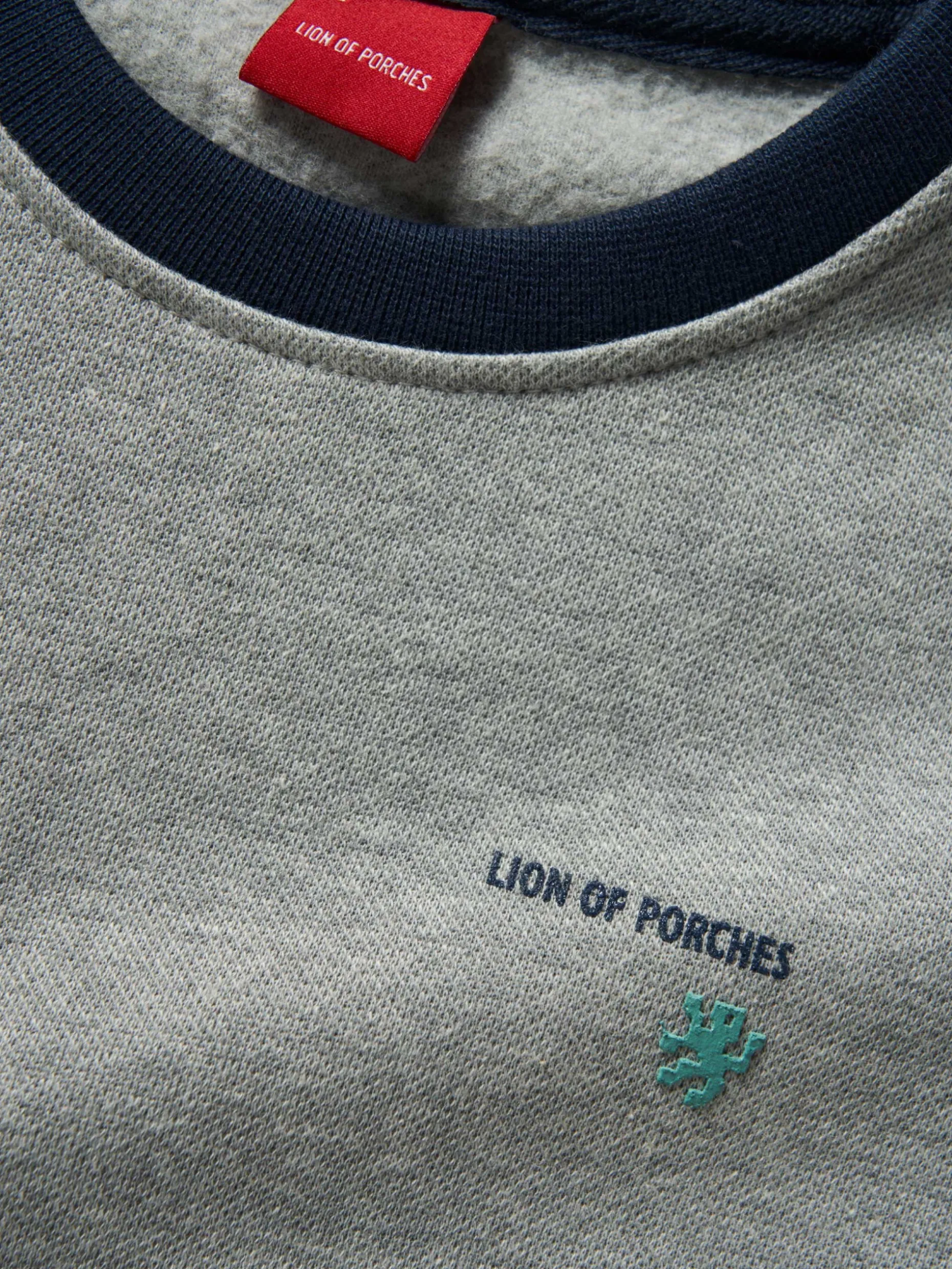 Sweater de algodão color block|LION OF PORCHES Sale