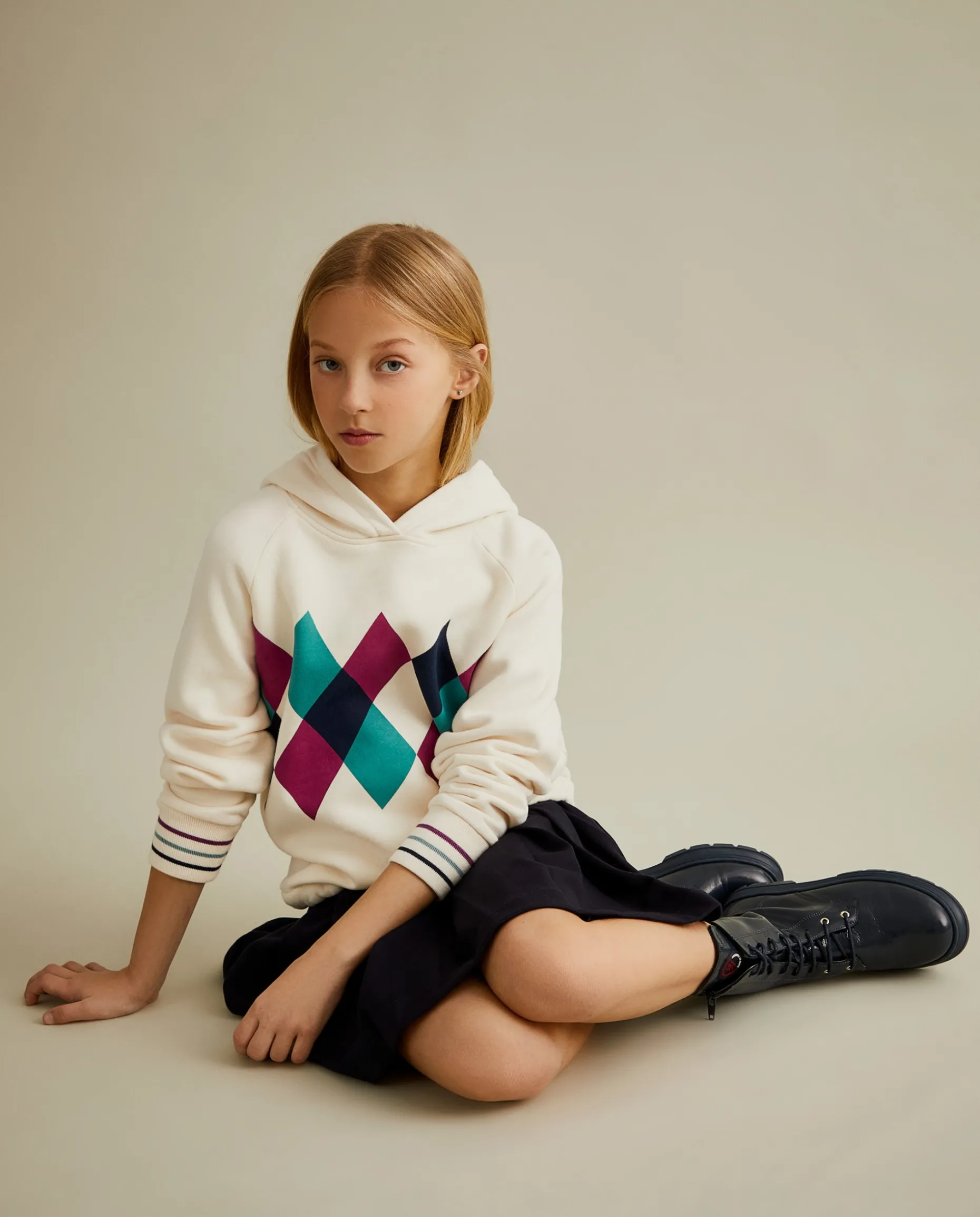 Sweater de algodão com capuz|LION OF PORCHES Clearance