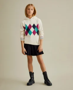 Sweater de algodão com capuz|LION OF PORCHES Clearance