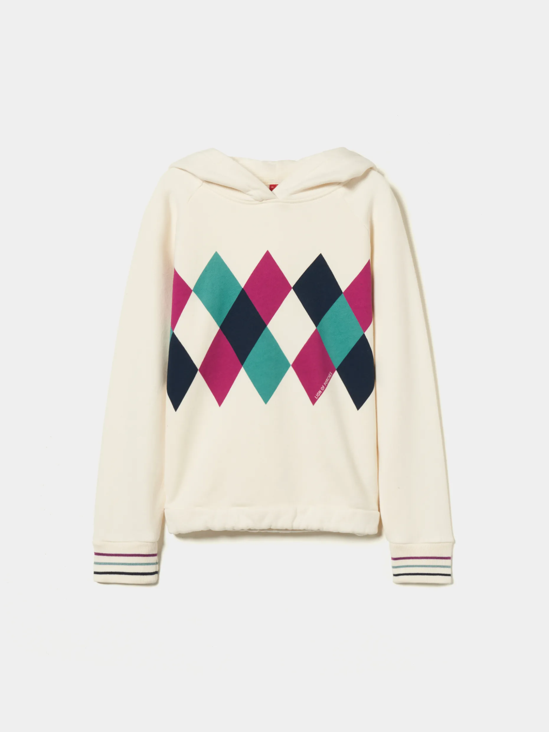 Sweater de algodão com capuz|LION OF PORCHES Clearance