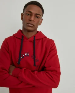 Sweater de algodão com capuz|LION OF PORCHES Best Sale