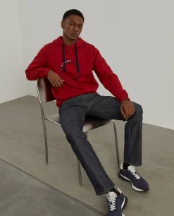 Sweater de algodão com capuz|LION OF PORCHES Best Sale