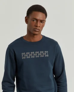 Sweater de algodão com estampado|LION OF PORCHES Outlet