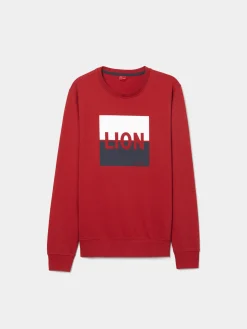 Sweater de algodão com estampado|LION OF PORCHES Flash Sale