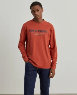 Sweater de algodão com estampado|LION OF PORCHES Hot