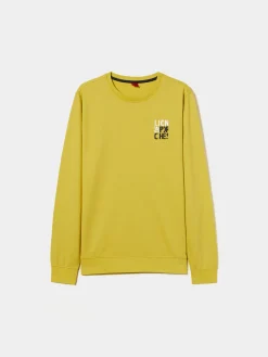 Sweater de algodão com logo|LION OF PORCHES Discount