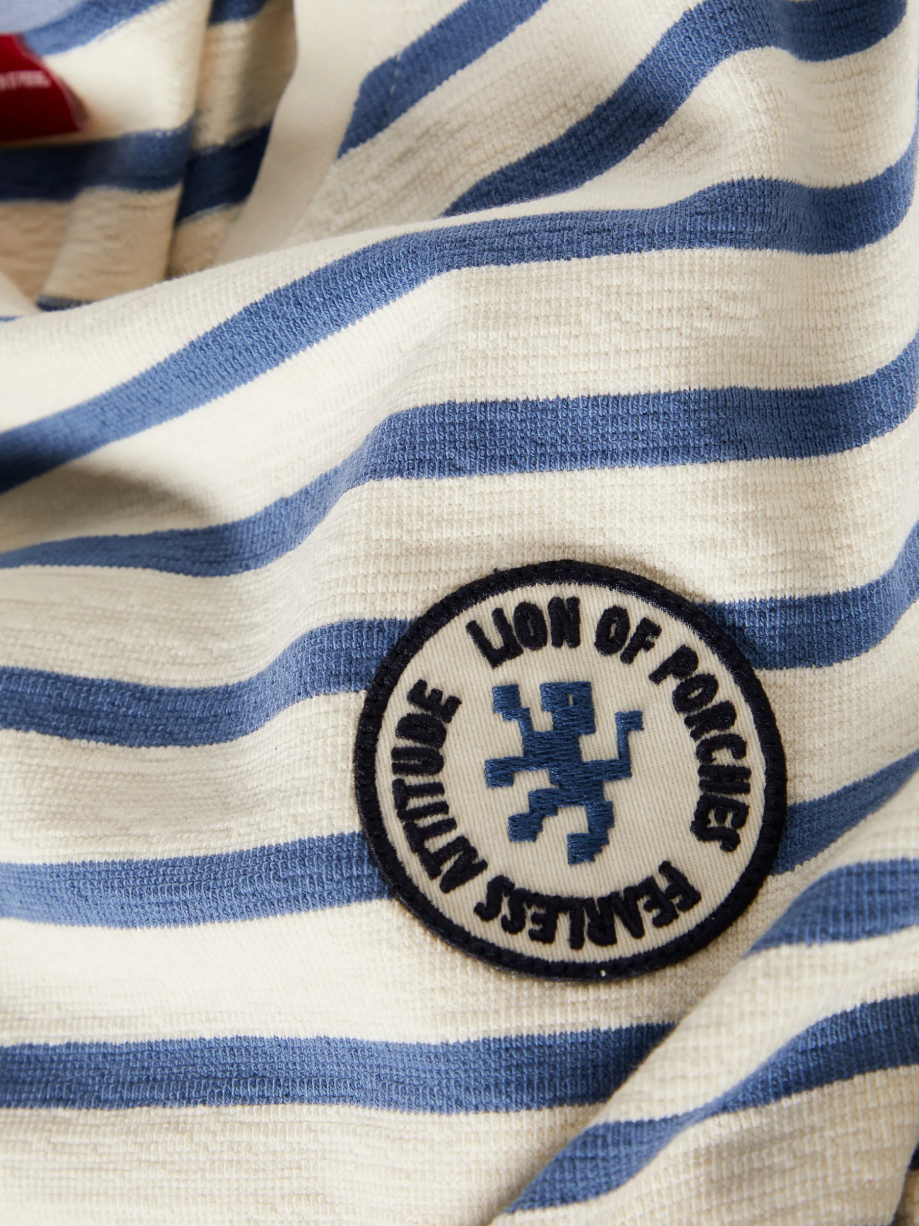 Sweater de algodão com padrão de riscas|LION OF PORCHES Best Sale