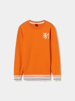 Sweater de algodão com riscas tricolor|LION OF PORCHES Best