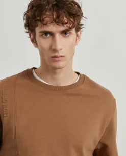 Sweater de algodão decote redondo|LION OF PORCHES Cheap