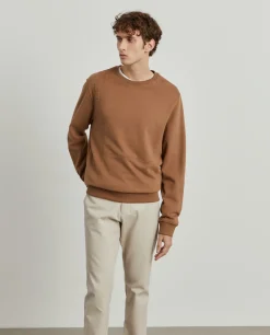 Sweater de algodão decote redondo|LION OF PORCHES Cheap