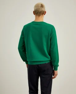 Sweater de gola redonda em algodão|LION OF PORCHES Clearance