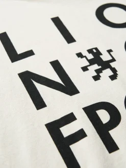 Sweater de manga comprida com branding no peito|LION OF PORCHES Online