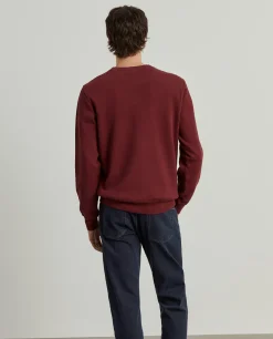 Sweater decote redondo em malha piqué|LION OF PORCHES Store