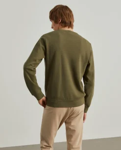 Sweater decote redondo em malha piqué|LION OF PORCHES Clearance
