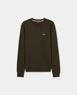 Sweater decote redondo em malha piqué|LION OF PORCHES Clearance