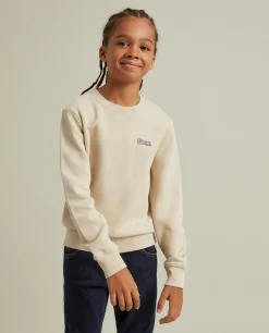 Sweater decote redondo em malha piqué|LION OF PORCHES Clearance