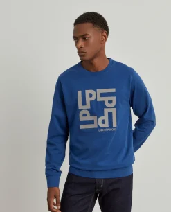Sweater estampada de algodão|LION OF PORCHES Online