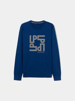 Sweater estampada de algodão|LION OF PORCHES Online