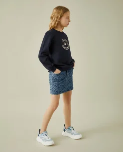 Sweater manga comprida com estampado|LION OF PORCHES Cheap