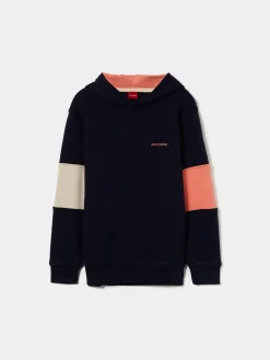 Sweater tricolor com capuz|LION OF PORCHES Flash Sale