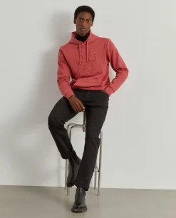 Sweatshirt com capuz mistura de algodão|LION OF PORCHES Flash Sale