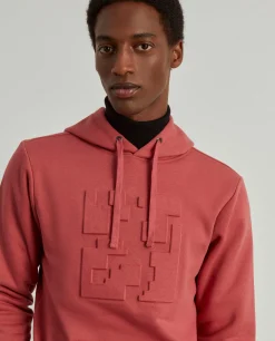 Sweatshirt com capuz mistura de algodão|LION OF PORCHES Flash Sale