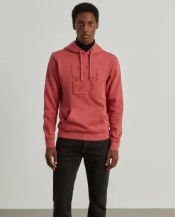 Sweatshirt com capuz mistura de algodão|LION OF PORCHES Flash Sale