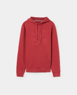 Sweatshirt com capuz mistura de algodão|LION OF PORCHES Flash Sale