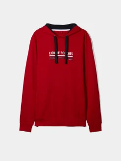 Sweatshirt de algodão com capuz|LION OF PORCHES Cheap