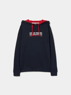 Sweatshirt de algodão com capuz|LION OF PORCHES Outlet