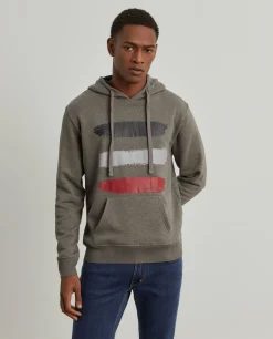 Sweatshirt hoodie com estampado|LION OF PORCHES Discount