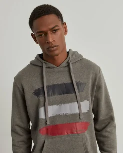 Sweatshirt hoodie com estampado|LION OF PORCHES Discount