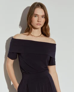 Top de malha sem ombros|LION OF PORCHES Flash Sale