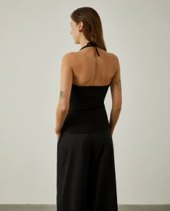 Top halter de malha com costas abertas|LION OF PORCHES Outlet