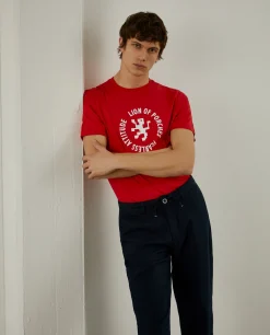 T-shirt 100% algodão com logotipo|LION OF PORCHES Hot