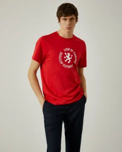 T-shirt 100% algodão com logotipo|LION OF PORCHES Hot