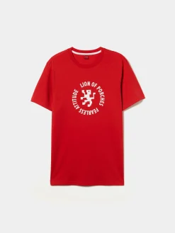 T-shirt 100% algodão com logotipo|LION OF PORCHES Hot