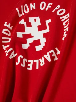 T-shirt 100% algodão com logotipo|LION OF PORCHES Hot