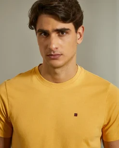 T-shirt básica de algodão|LION OF PORCHES Outlet