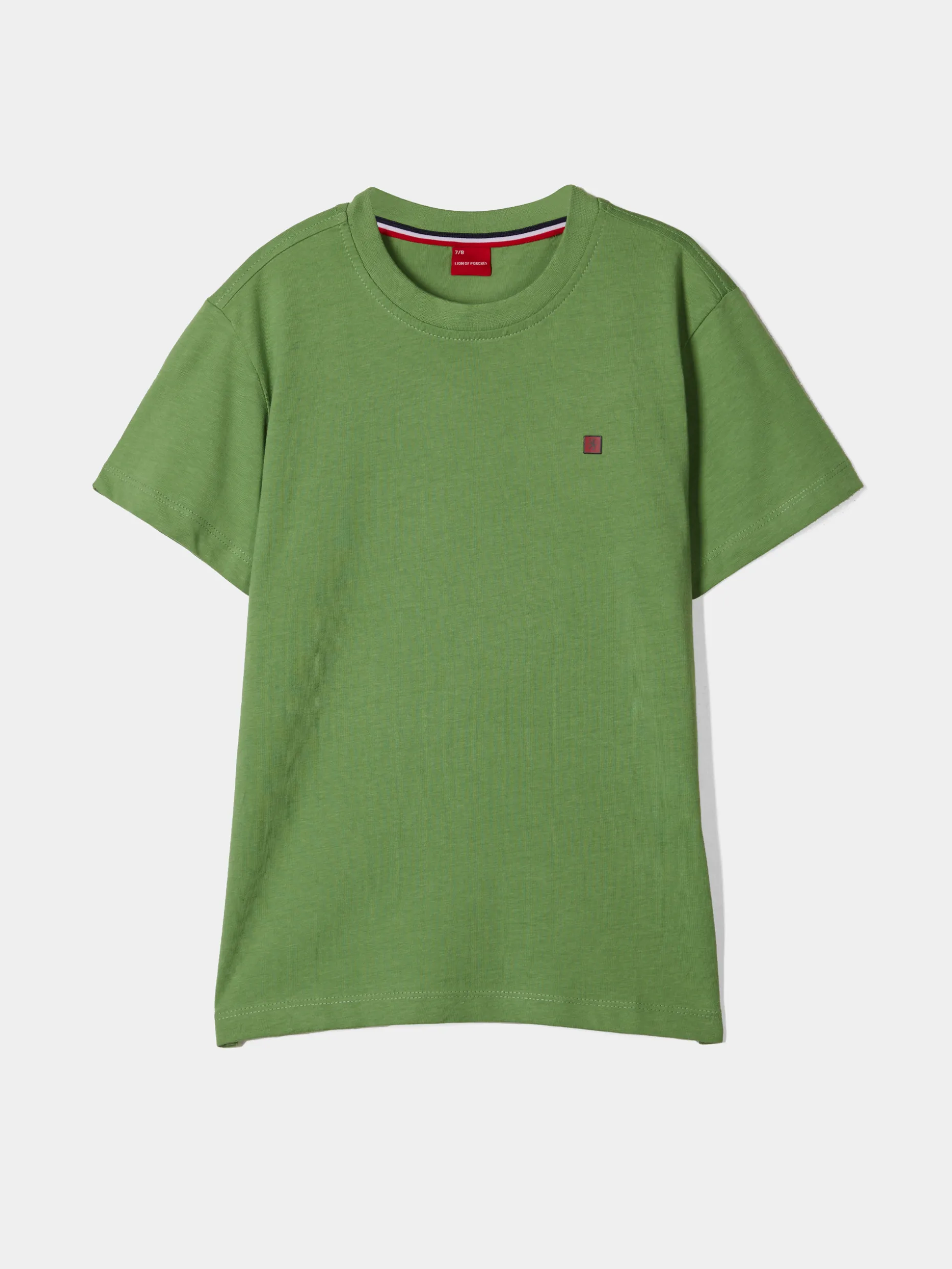 T-shirt básica de algodão|LION OF PORCHES Sale